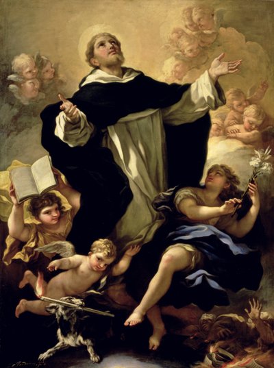 St. Dominic, 1170-1221 door Luca Giordano